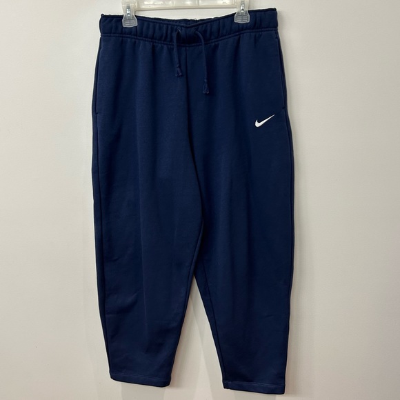 Nike Pants - NIKE, Blue, Sweatpants, Women’s, Cropped, Balloon Leg, Size Large